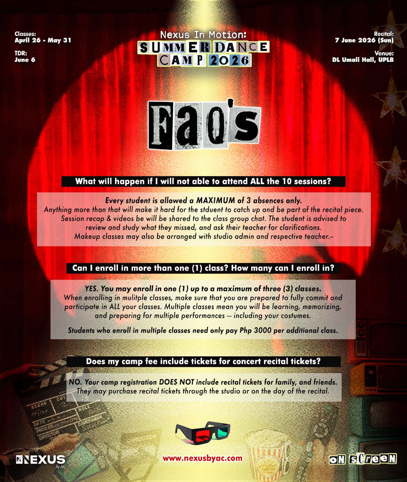 Summer Dance Camp 2026 FAQ 5